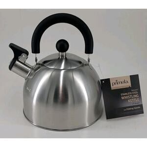 Stewart Whistling Stovetop Tea Kettle Food Grade Stainless Steel, Hot Water